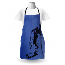 Abstract Vector Skaters Apron