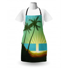 Tropical Sunrise Apron