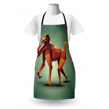 Polygonal Wild Monkey Apron