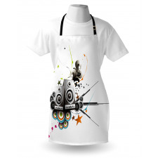 Music Set Headphones Apron