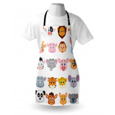 Farm Safari Animals Kid Apron