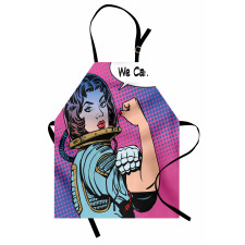 Retro Comics Woman Apron