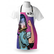 Retro Comics Woman Apron