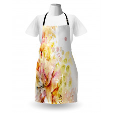 Lilies Flowers Buds Apron