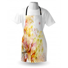 Lilies Flowers Buds Apron