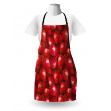 Strawberries Ripe Fruits Apron