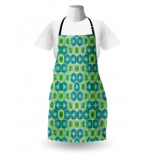 Vector Pattern Flowers Apron