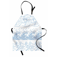 Japanese Kanagawa Wave Apron