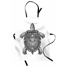 Tribal Art on Tortoise Apron