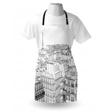 Roofs in Paris and Eiffel Apron