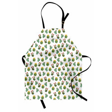 Cactus and Suculent Print Apron