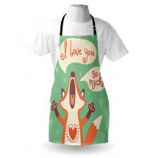 Aşk Mutfak Önlüğü Sırılsıklam Aşık Tilki