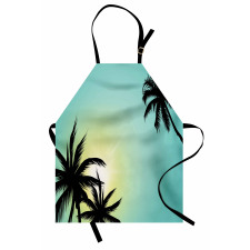 Hawaiian Miami Beach Sun Apron