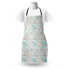 Pastel Toned Seashells Apron