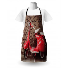 Retro Nostalgic Scooter Apron