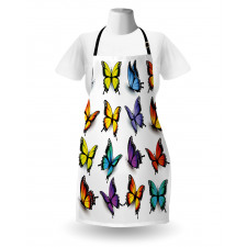 Colorful Wings Spring Apron