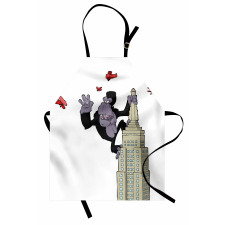 King Monkey Cartoon Apron