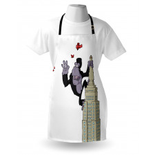 King Monkey Cartoon Apron