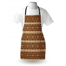 Geometric Pattern Triangles Apron