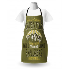 Outdoor Adventure Poster Apron