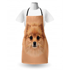 Vintage Pomerian Dog Apron