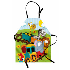 Baby Safari Wild Animals Apron