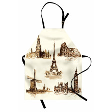 European Landmarks City Apron