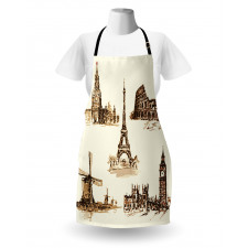 European Landmarks City Apron