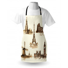 European Landmarks City Apron