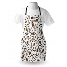 Love Heart Swirls Dots Apron