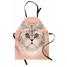 Love Cat Words Portrait Apron