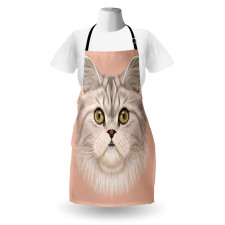 Love Cat Words Portrait Apron