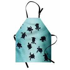 Baby Turtles Deep Sealife Apron