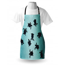 Baby Turtles Deep Sealife Apron