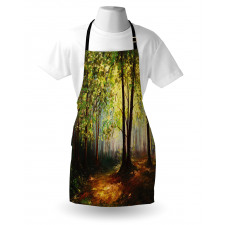 Spring Woodland Trees Apron