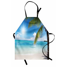 Tropical Seashore Palms Apron