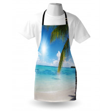 Tropical Seashore Palms Apron