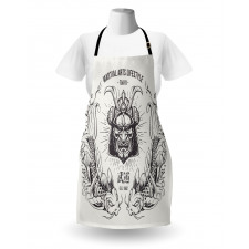 Samurai Mask Koi Apron