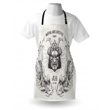 Samurai Mask Koi Apron