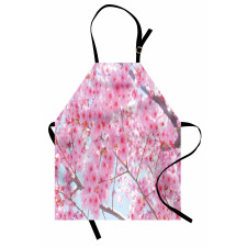 Japanese Sakura Flowers Apron