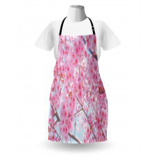 Japanese Sakura Flowers Apron