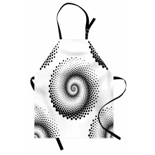 Spiral Dots Pattern Apron