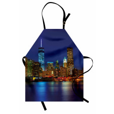 Manhattan Sunset Skyline Apron