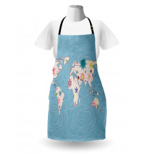 World Continents Apron