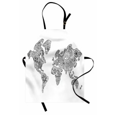 Floral Continents Apron