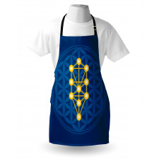 Flower of Life Pattern Apron