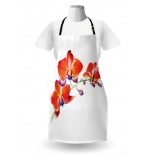 Orchid Branch Blooms Apron