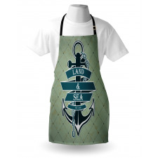 Diamond Pattern Nautical Apron