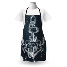 Knot Anchor Compass Apron