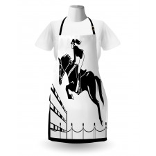 Jockey Girl Jumping Apron